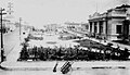 Customs building and park circa 1920