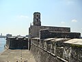 Wall and tower of fort