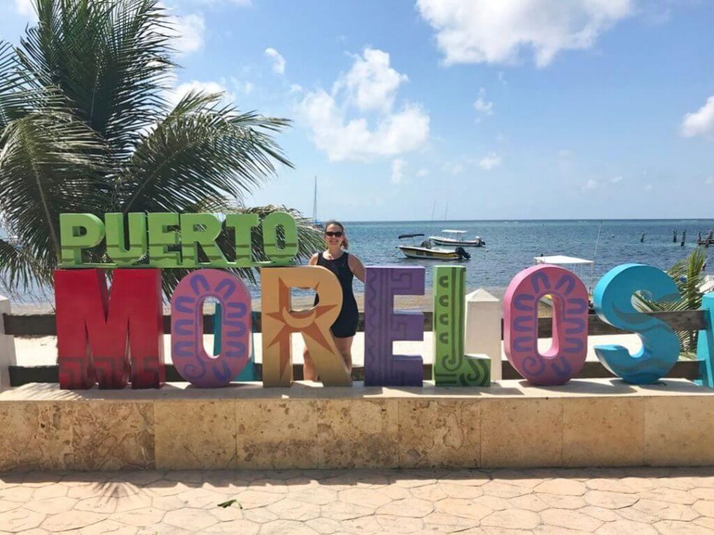 Puerto Morelos is an idyllic fishing village between Cancun and Playa del Carmen