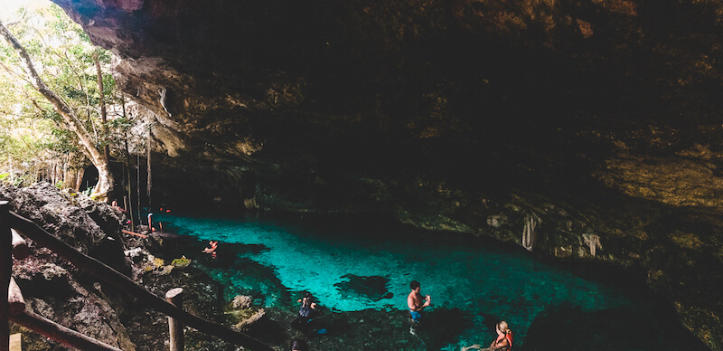 Cenote Dos Ojos is one of the most popular cenotes in Riviera Maya