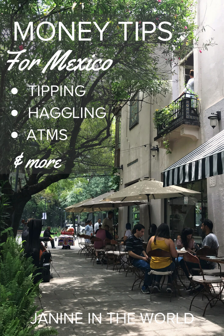 Everything you ever needed to know about managing money in Mexico. Click through to learn which ATMs are the best, how to tip properly, when to haggle over prices, and more. | mexico travel tips | mexico money tips | money exchange in mexico | mexico vacation tips | 