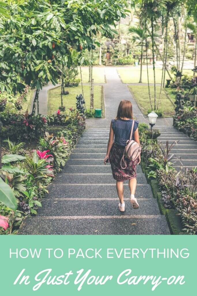 Envious of those people in the airport carrying only a backpack? My tips for packing light will turn you into a carry-on traveler!