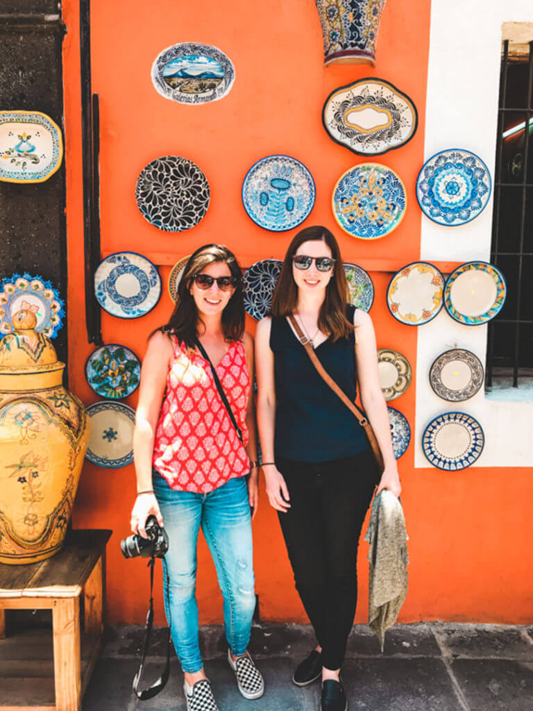 shopping for talavera souvernirs is a must-do in Mexico