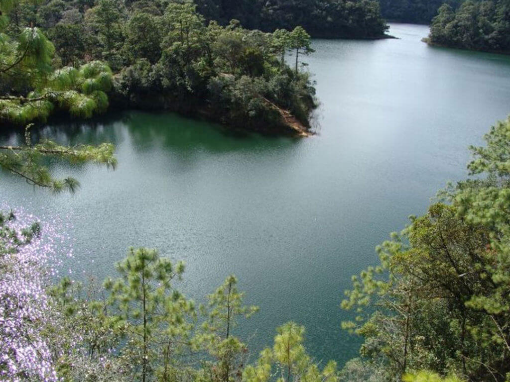 View of the lagos de montebello in Chiapas, Mexico