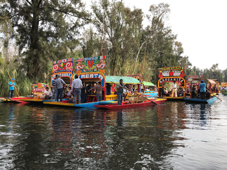 Xochimilco canals, Mexico City