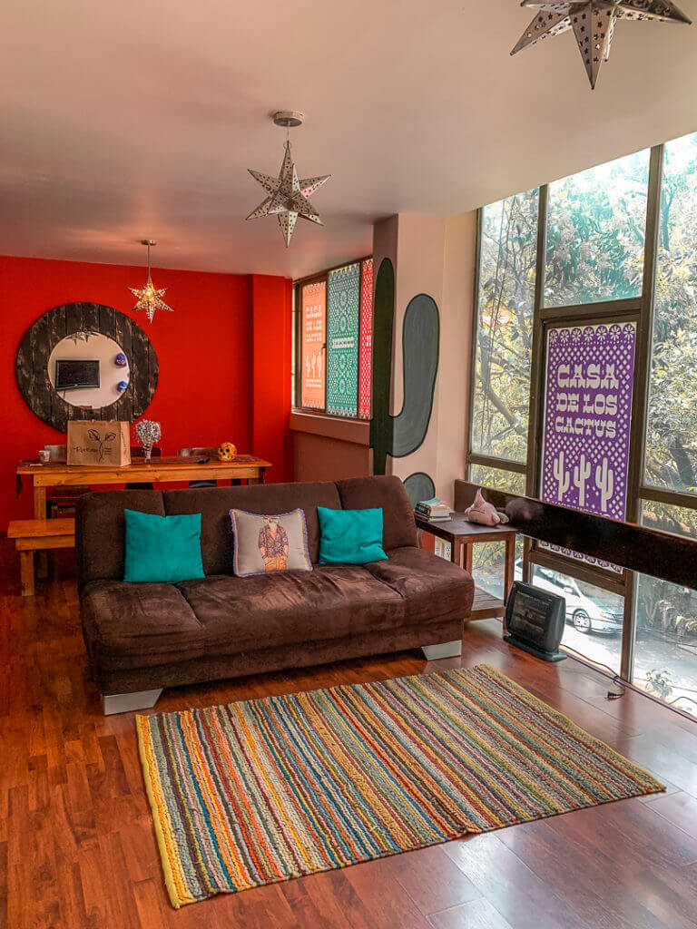 Staying at an airbnb in Condesa is safe and convenient for visiting Mexico City