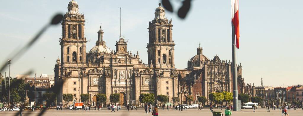 metropolitan cathedral on mexico city's zocalo