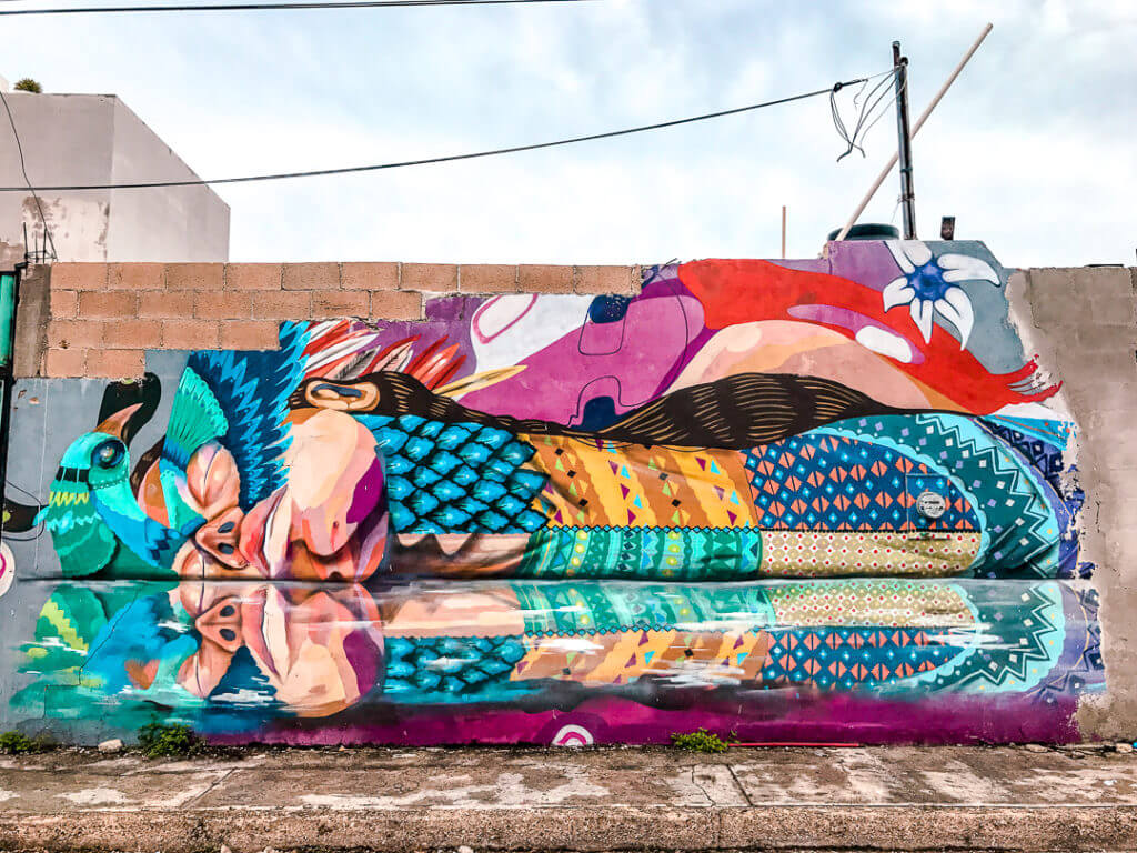 take a tour to see incredible street art in playa del carmen