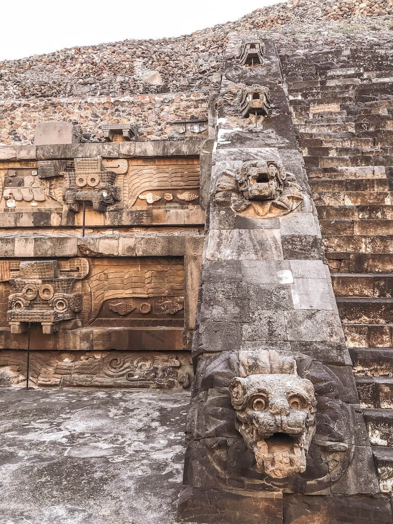  Temple of Quetzacoatle at Teotihuacan! 