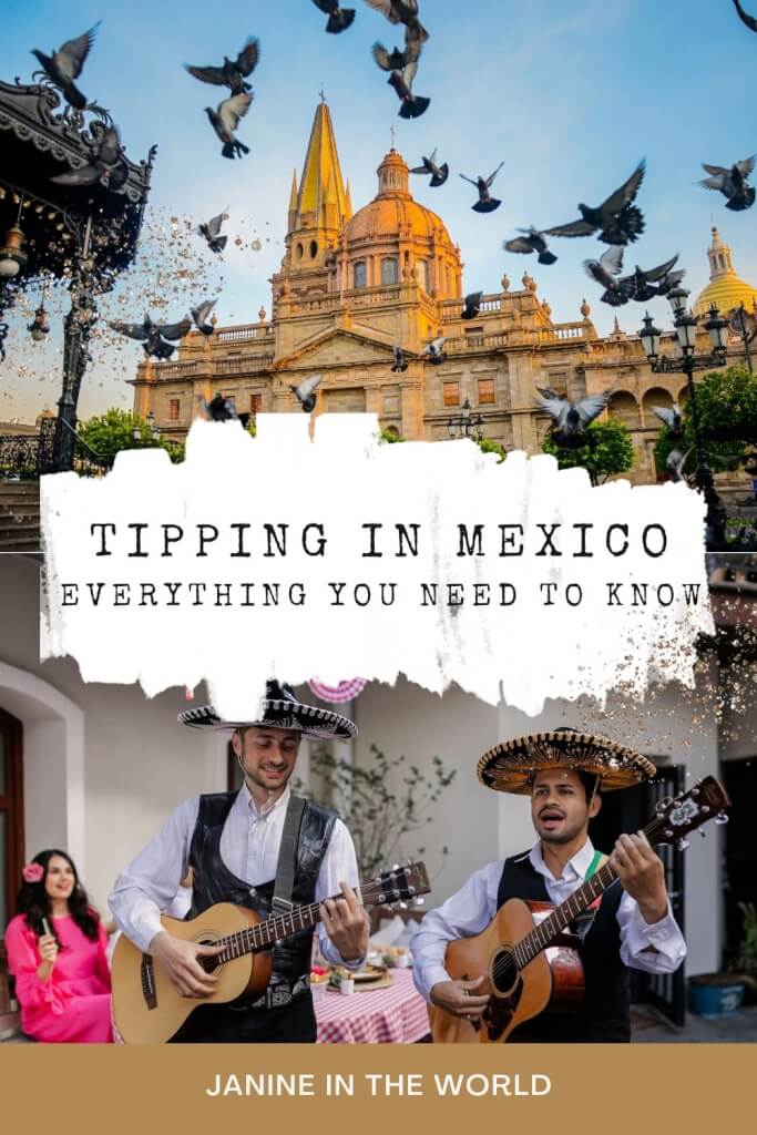 Pinterest image reading "tipping in Mexico: Everything You Need to Know"