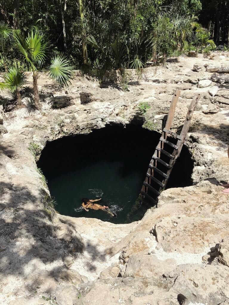 swimming in a cenote is one of the most popular things to do in Tulum.