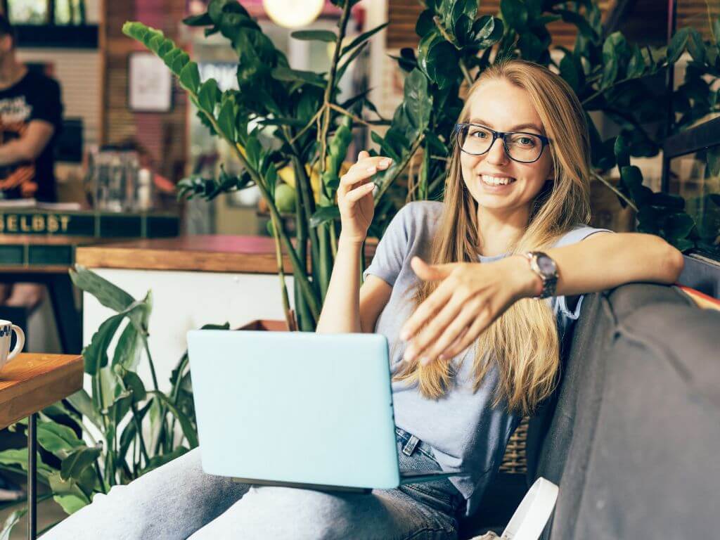 remote entrepreneur working from laptop