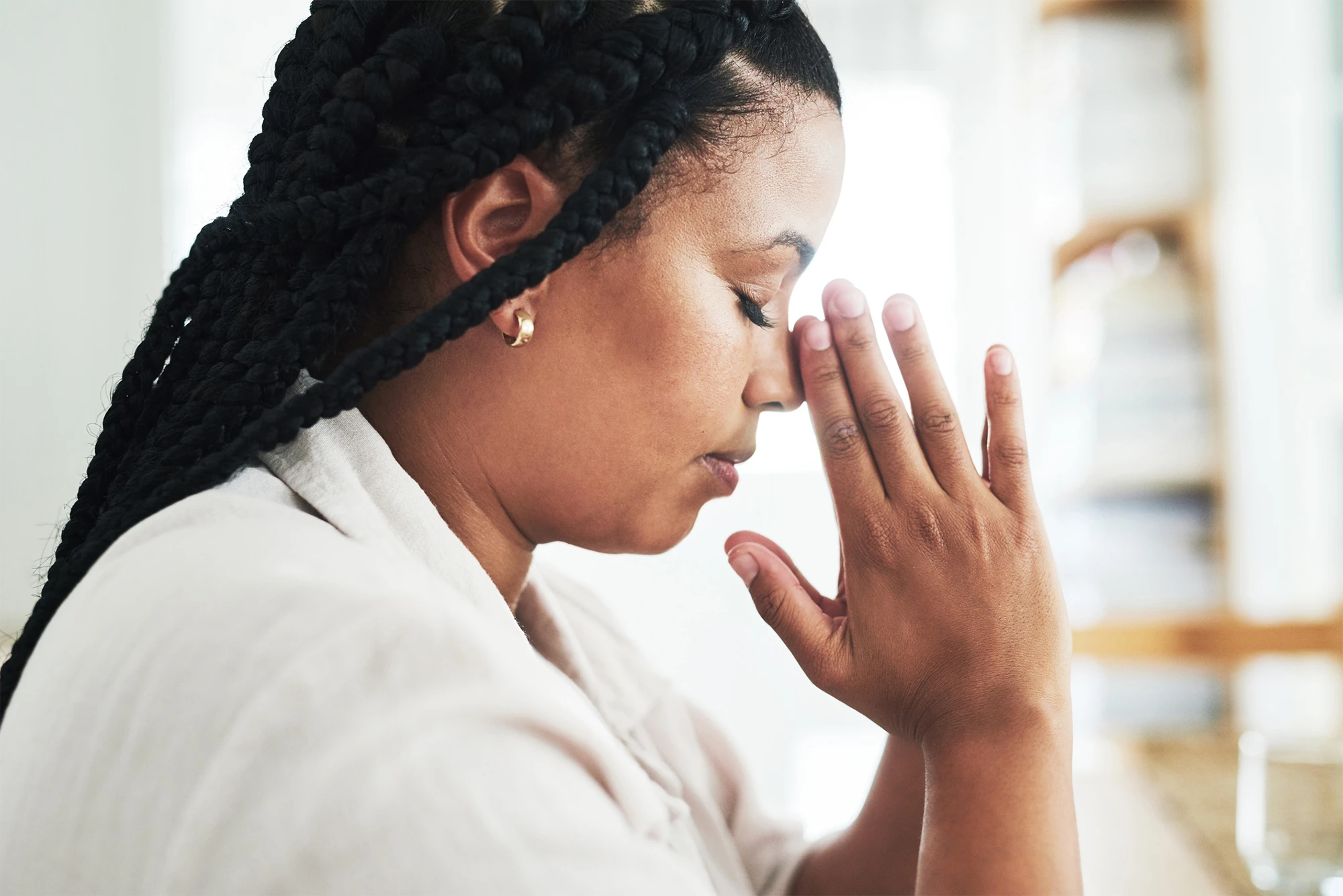 Woman praying